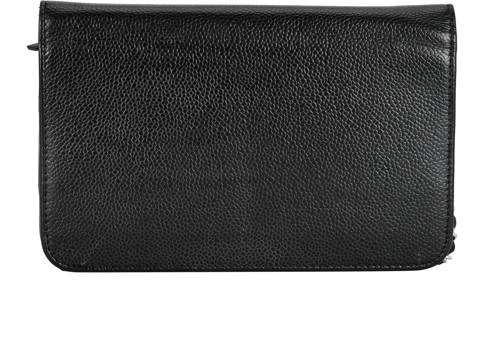 Wallet on Chain, &pound;1,300, Handbags, Black, Caviar Leather, Back view